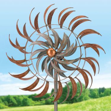Whispering Breeze Wind Spinner Multi MetallicImage