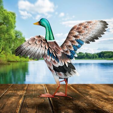 Mallard Duck Sculpture Multi EarthImage