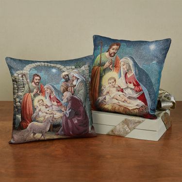 Midnight Clear Decorative Pillow Multi JewelImage