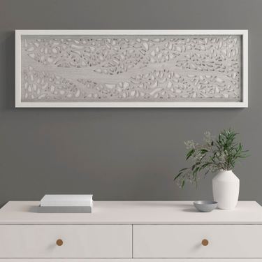 Lush Branches Framed Wall Art PanelImage