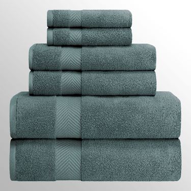Caress Bath Towel Set Six Piece SetImage
