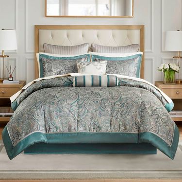 Aubrey II Bed in a Bag Set TealImage