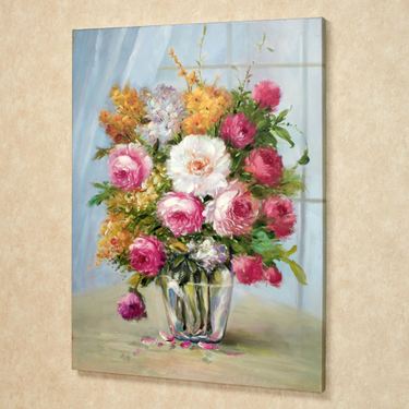 Blooming Bouquet Canvas Art Multi PastelImage