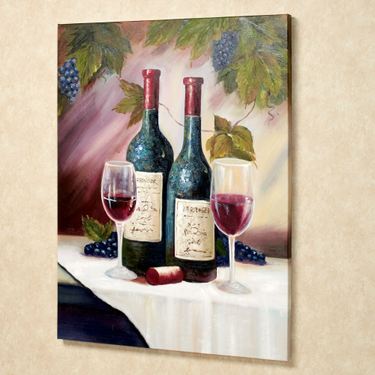 Wine Tasting for Two Canvas Art Multi WarmImage
