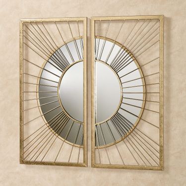 Dreana Round Metal Wall Mirror