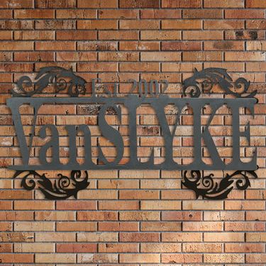 Legacy Personalized Metal Wall Art SignImage