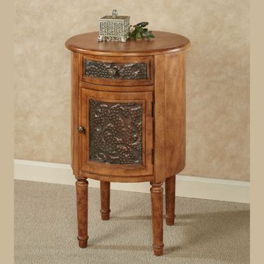 Lombardy Accent Table PecanImage