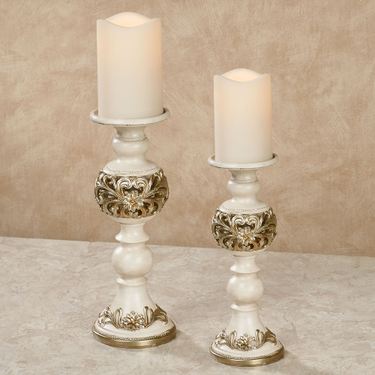 Abimbola Candleholders Ivory Set of TwoImage