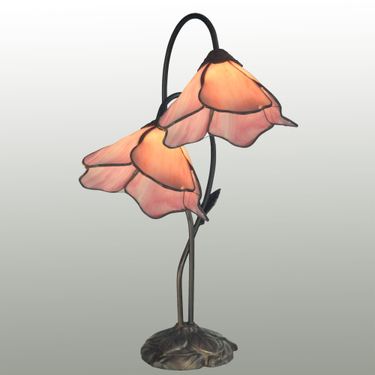 Peolking Twin Pink Lily Accent LampImage