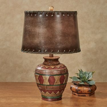 Sarita Sand Table Lamp Multi EarthImage