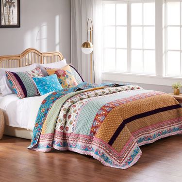 Thalia Quilt Bed Set Multi BrightImage