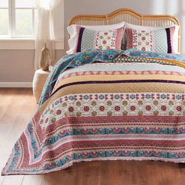 Thalia Bedspread Set Multi BrightImage