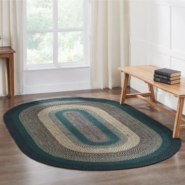 Pine Grove Oval Rug Green 5 x 8 OvalImage
