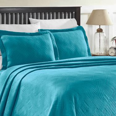 Geometric Fret Bedspread SetImage