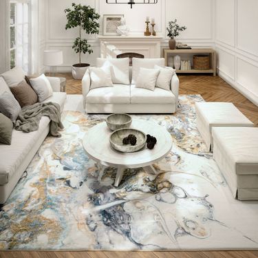 Volcano Rectangle Rug Off WhiteImage
