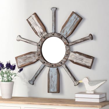 Oars Mirrored Wall Art NaturalImage