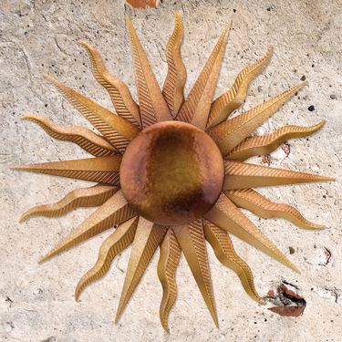 Kyra Sun Wall Art Sculpture Aged GoldImage