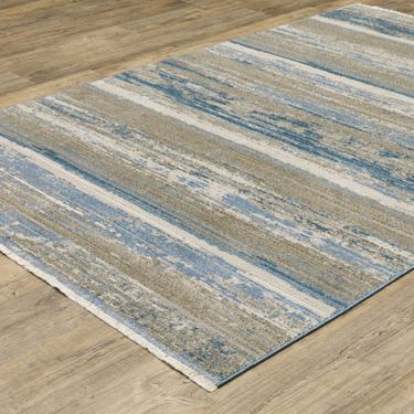 Brightwork Rectangle Rug BlueImage