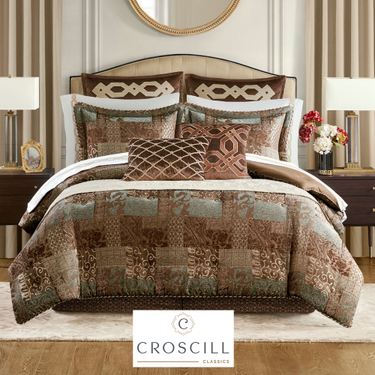 Galleria II Comforter Set ChocolateImage