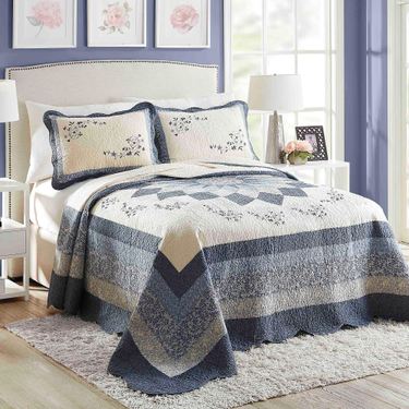 Charlotte Bedspread BlueImage