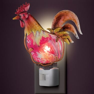 Rooster Nightlight Multi EarthImage