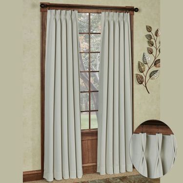 Ultimate Blackout Pinch Pleat Curtain Pair 56 x 84Image