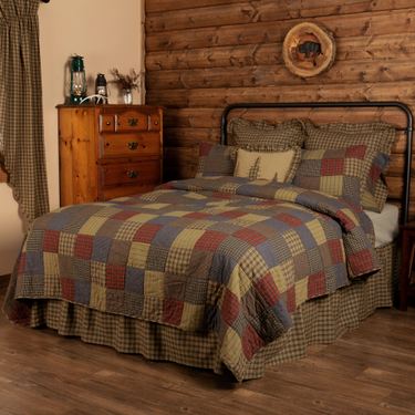 Cedar Ridge Patchwork Quilt Multi WarmImage