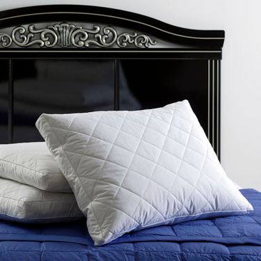 Quilted Slumber Pillow WhiteImage