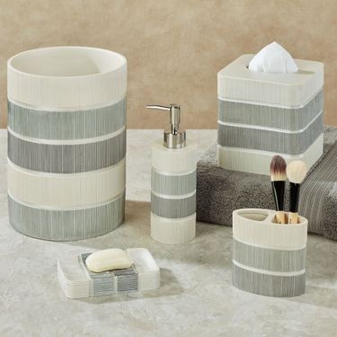 Modern Line Lotion Soap Dispenser GrayImage