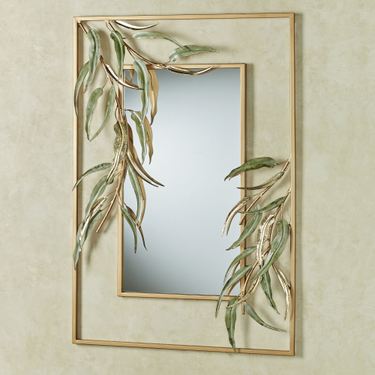 Willow Branch Wall Mirror GoldImage