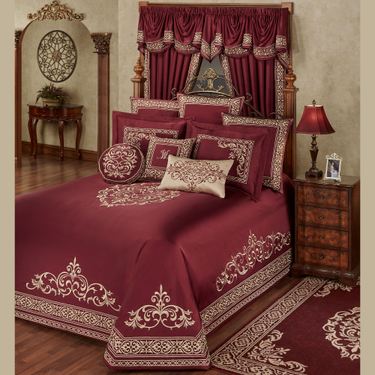 Winchester Grande Bedspread Set RubyImage