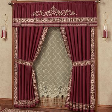 Winchester Tailored Valance Ruby 72 x 20Image