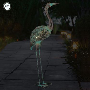 Solar Crane Head Up Sculpture CopperImage