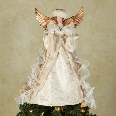 Bianca Angel Tree Topper GoldImage