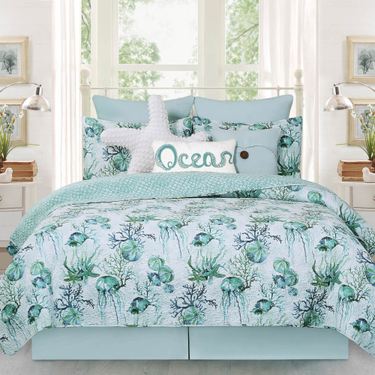 Shorecrest Mini Quilt Set TealImage