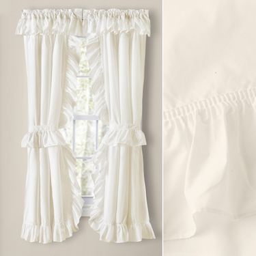 Charlene Ruffled Priscilla Curtain PairImage