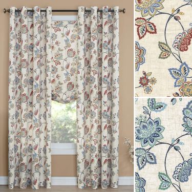 Roanne Wide Grommet Curtain PairImage