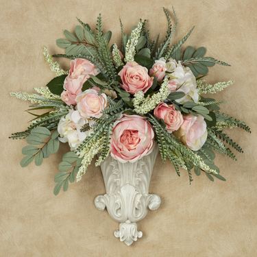 Amelia Floral Medley Wall Pocket PinkImage