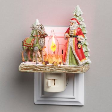 Woodland Santa Nightlight Multi WarmImage