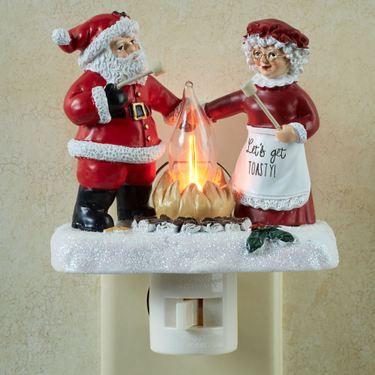 Campfire Couple Nightlight RedImage