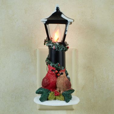 Cardinal Lamp Post Nightlight Multi WarmImage