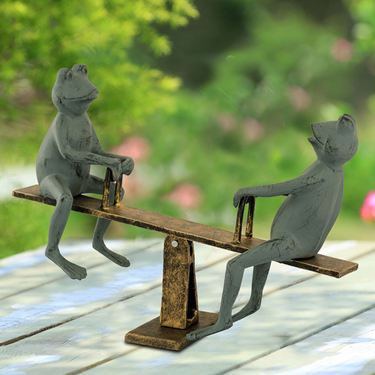 Playground Days Frog Garden Sculpture GreenImage