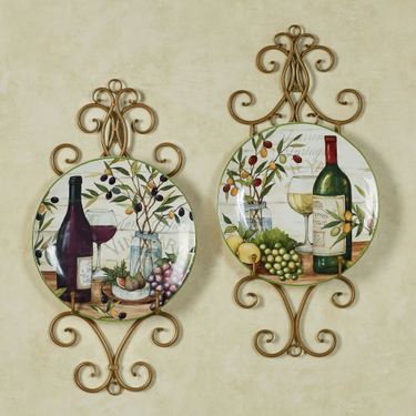 Meadow Brook Vineyard Dinner Plates Multi Earth Set of TwoImage
