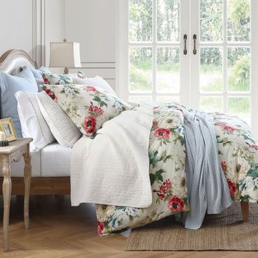 Peony Mini Comforter Set IvoryImage