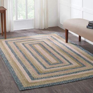 Kaila Braided Rectangle Rug Runner with Included Rug Pad