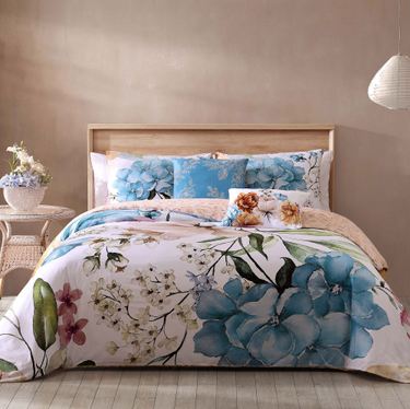Maia Comforter Bed Set BlueImage