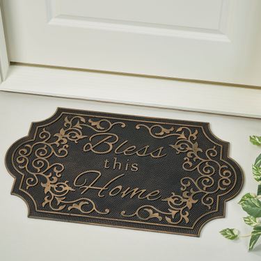 Bless This Home Doormat Copper 30 x 18Image
