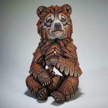 Bear Cub Sculpture BrownImage