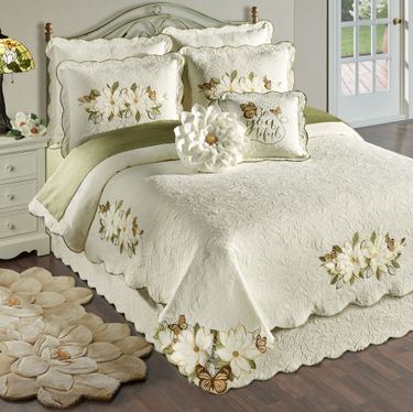 Sweetbay Coverlet Set IvoryImage