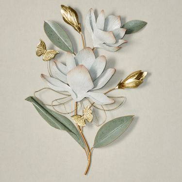 Magnolia Grace Wall Art Antique WhiteImage